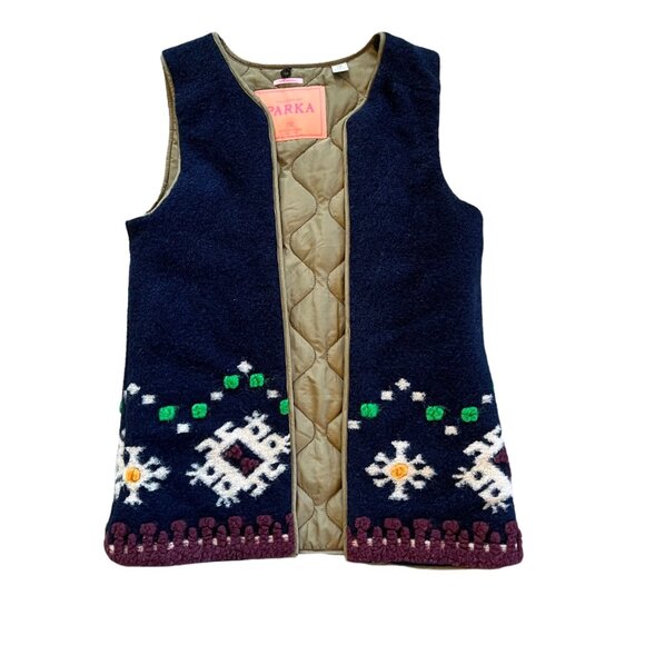 Scotch & Soda Wool Boho Your Every Day Parka Vest 152 - Picture 1 of 8